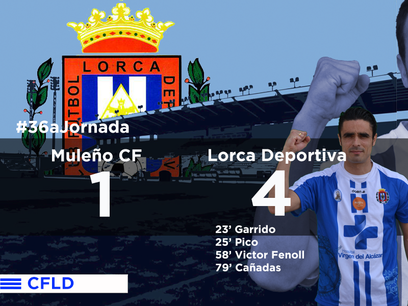 El Lorca acaricia el campeonato tras una solvente victoria en Mula (1-4)