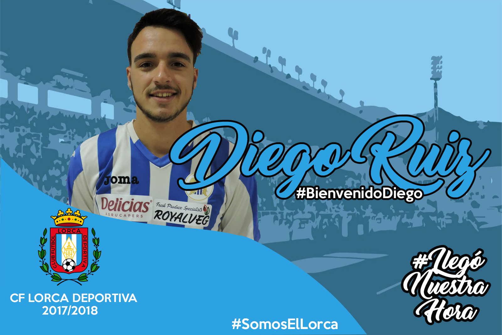 Diego Ruiz, nuevo jugador del Lorca Deportiva