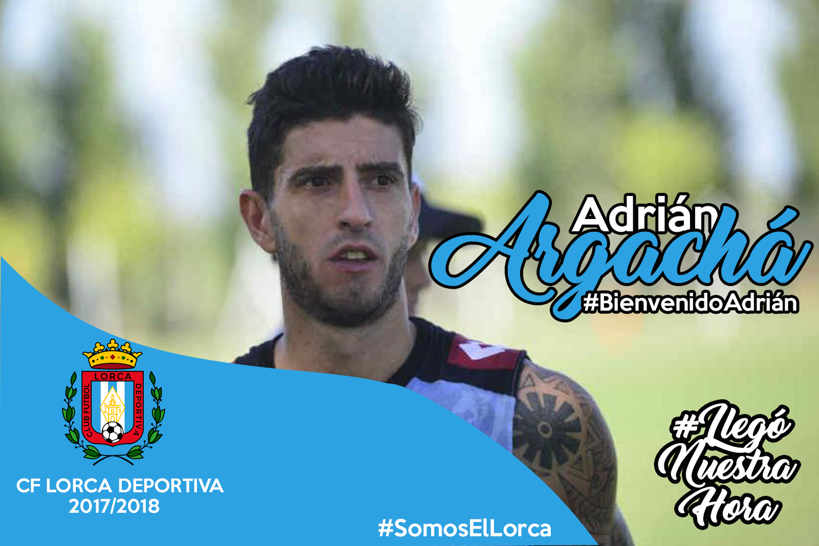 Adrián Argachá, nuevo jugador del Lorca Deportiva