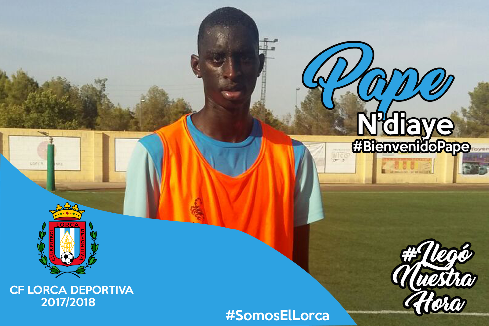 Pape Ndiaye, nuevo jugador del Lorca Deportiva
