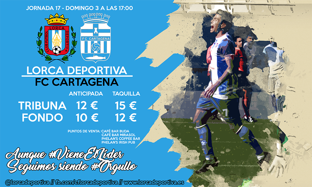 PRECIOS para el partido Lorca Deportiva – FC Cartagena