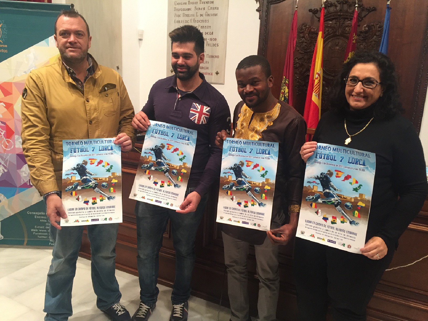 El Lorca Deportiva colabora el I Torneo Multicultural de Fútbol 7