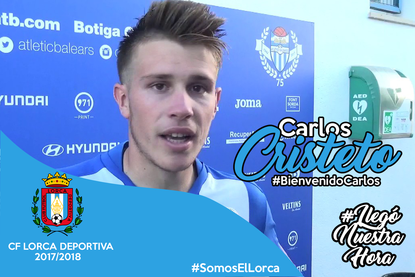 COMUNICADO OFICIAL: Carlos Cristeto, nuevo jugador del Lorca Deportiva