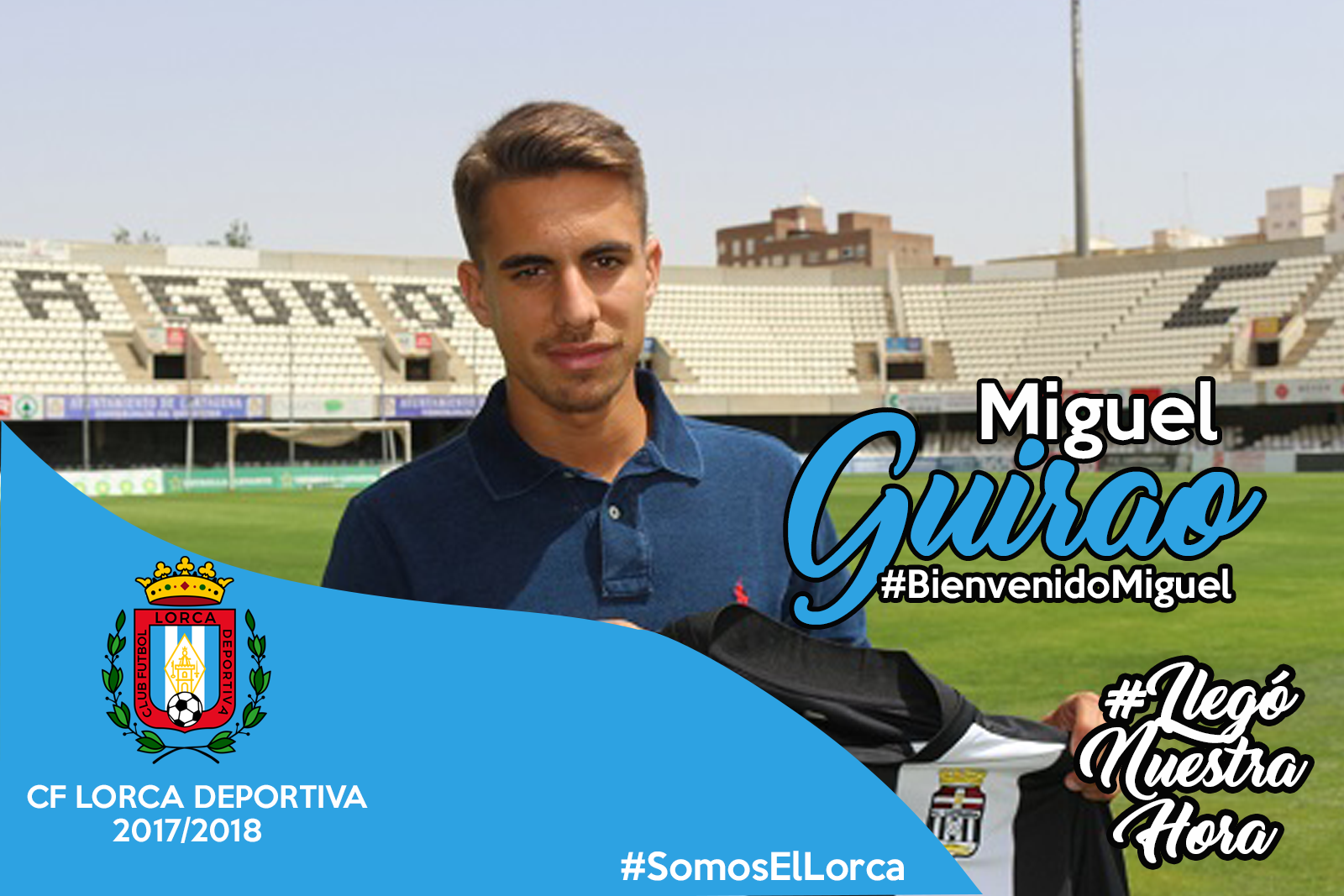 COMUNICADO OFICIAL: Miguel Guirao, nuevo jugador del Lorca Deportiva