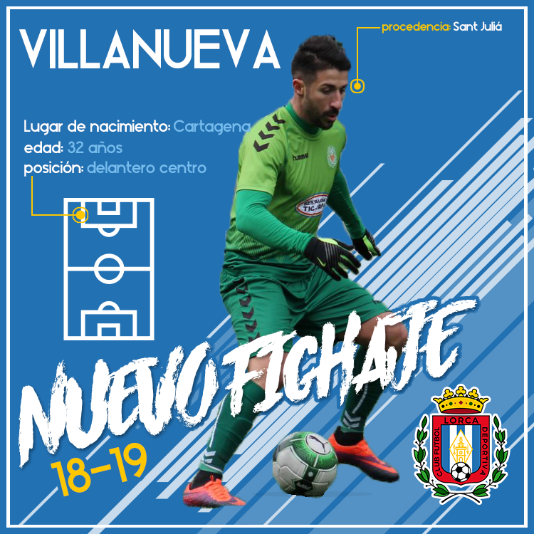 Villanueva, nuevo jugador del Lorca Deportiva