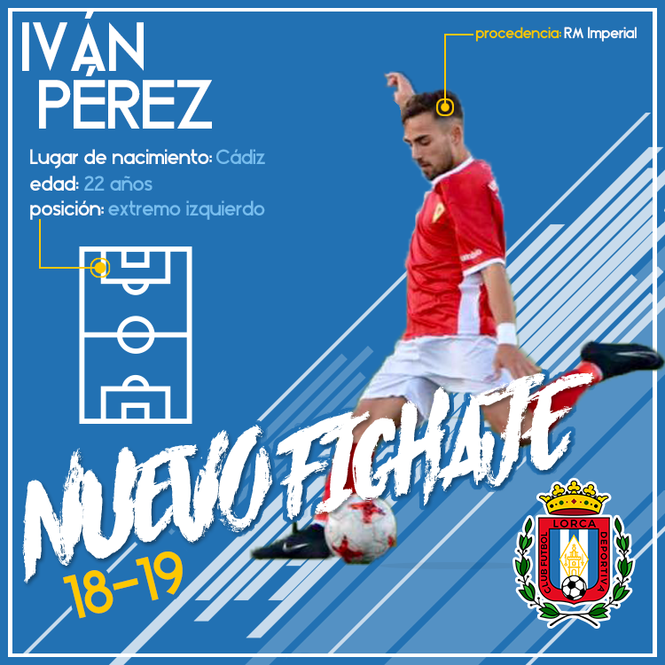 Iván Pérez, nuevo jugador del Lorca Deportiva