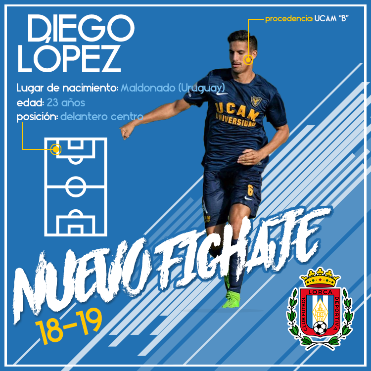 Diego López, nuevo jugador del Lorca Deportiva
