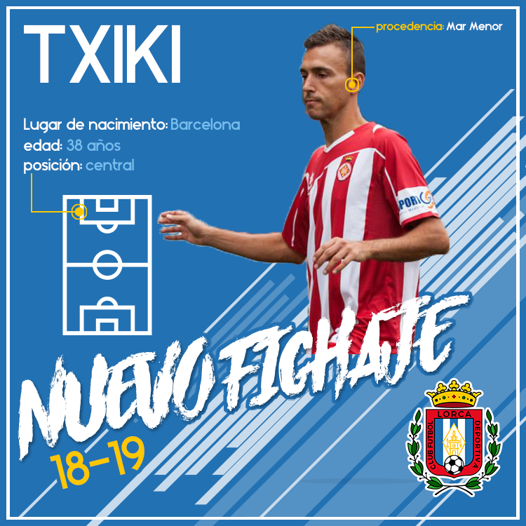 Txiki, nuevo jugador del Lorca Deportiva