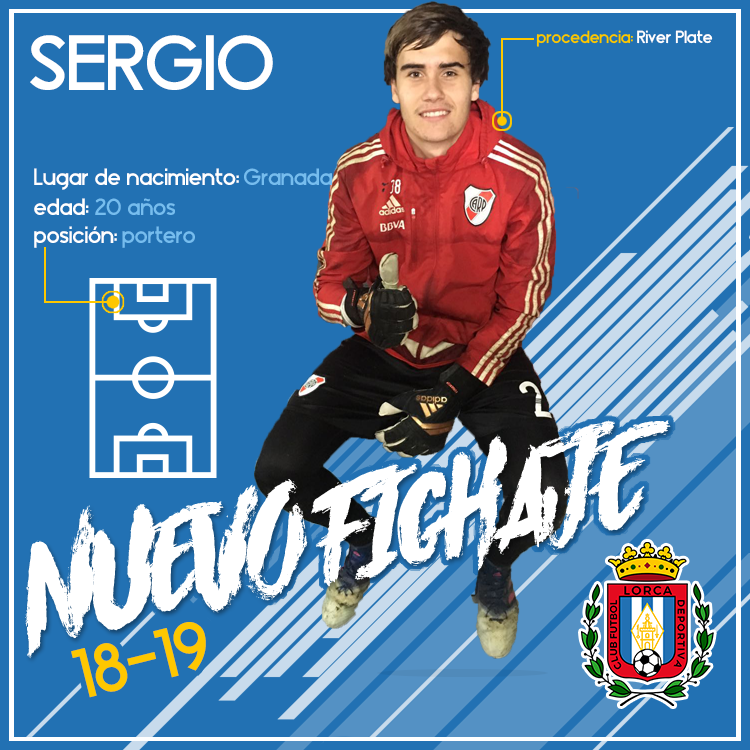 Sergio, nuevo portero del Lorca Deportiva