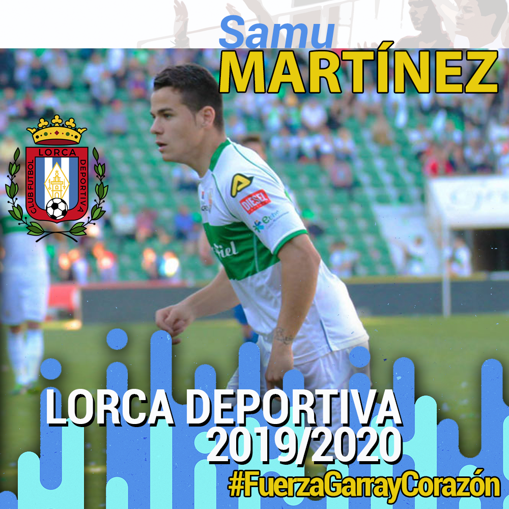 Samu Martínez, nuevo jugador del Lorca Deportiva