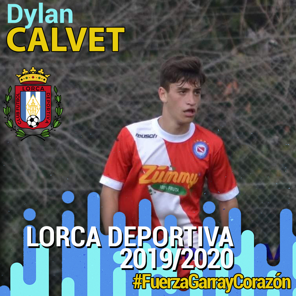 Dylan Calvet, nuevo jugador del Lorca Deportiva