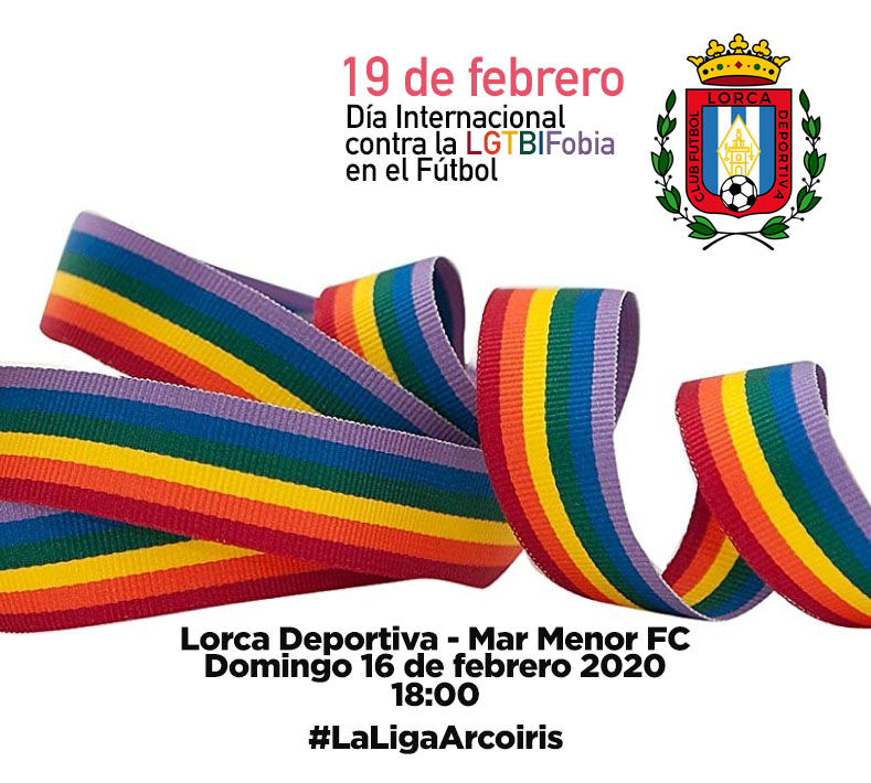 El Lorca Deportiva se une a la celebración del Día contra la LGTBIFobia en el fútbol
