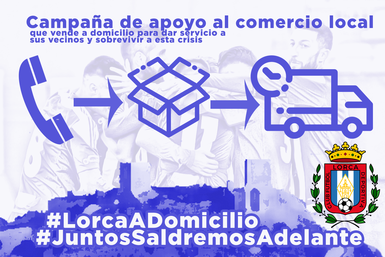 El Lorca Deportiva pone en marcha la campaña #LorcaADomicilio