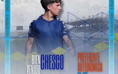 El jugador lorquino Chesco, primera incorporación del Lorca Deportiva «B» para el debut en Preferente