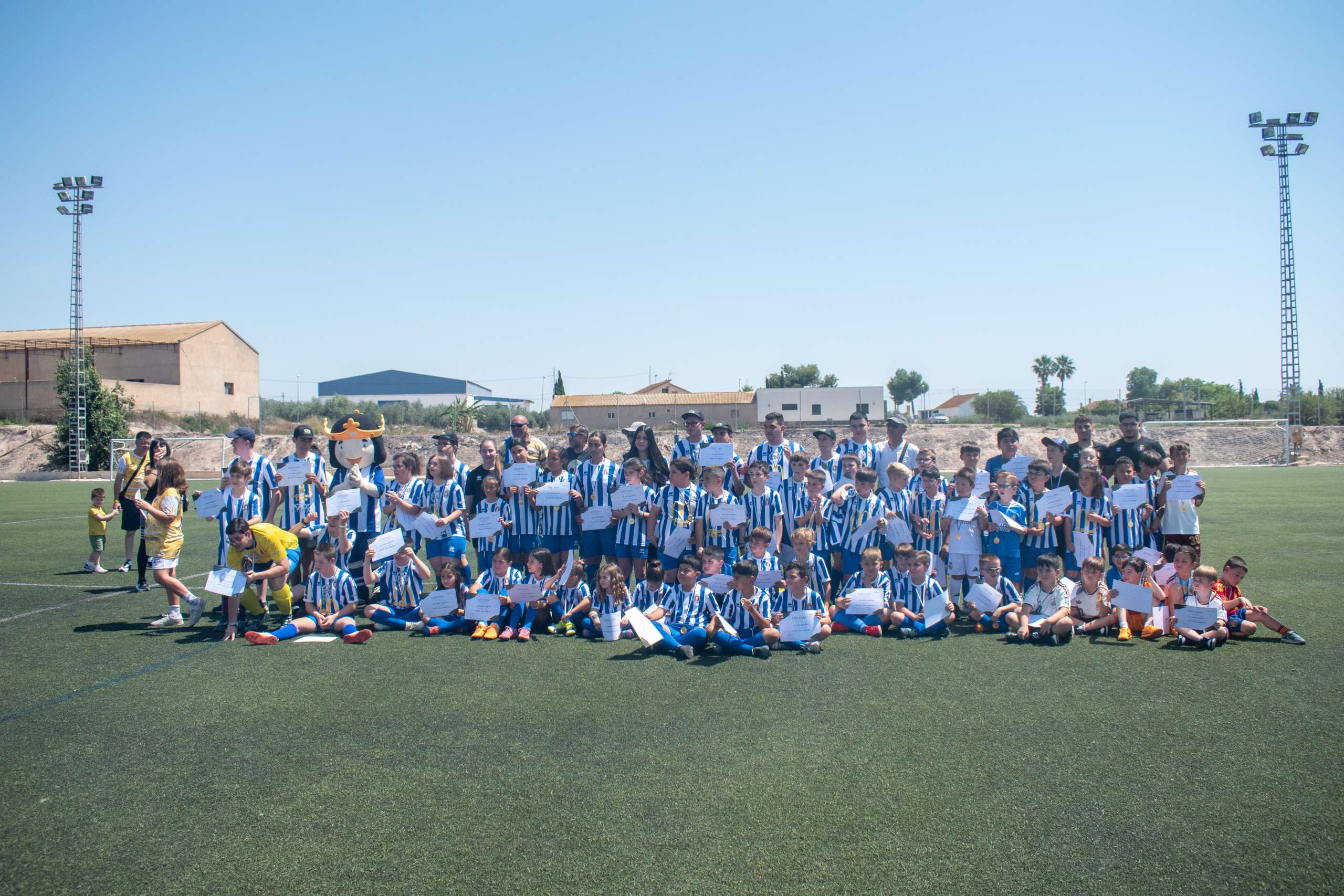 Clausura de la temporada 2025-2026 de la Escuela de Fútbol del Lorca Deportiva