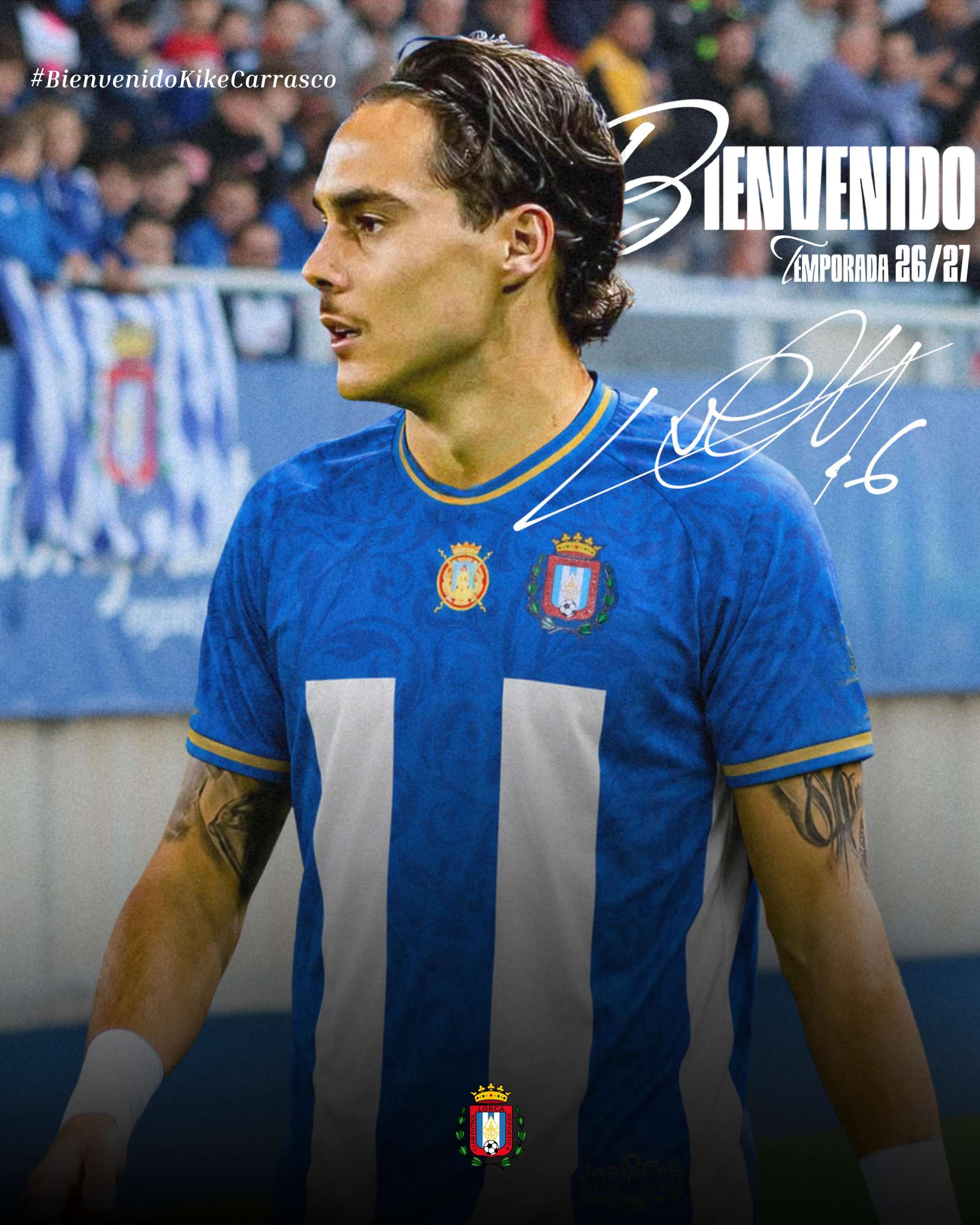 Kike Carrasco, nuevo jugador del Lorca Deportiva