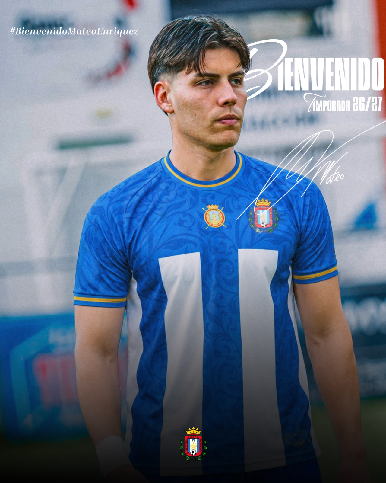 Mateo Enriquez, nuevo jugador del Lorca Deportiva